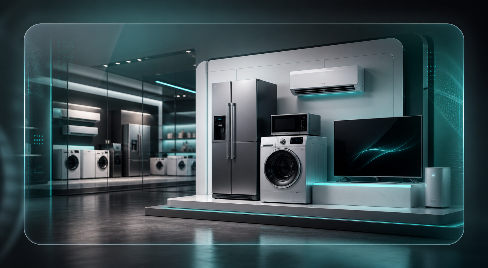 Premium appliance distribution display